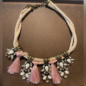 BaubleBar Statement Chunky Fringe Necklace